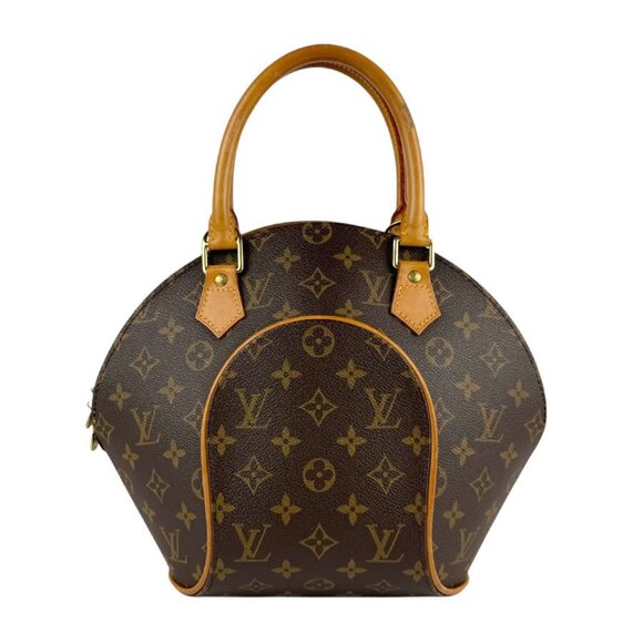 LOUIS VUITTON Authentic Brown Monogram Canvas Ellipse PM Bag